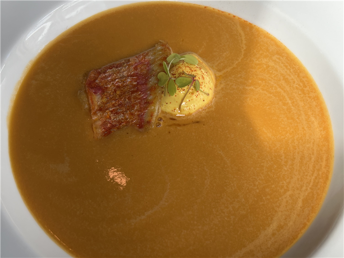 red mullet soup